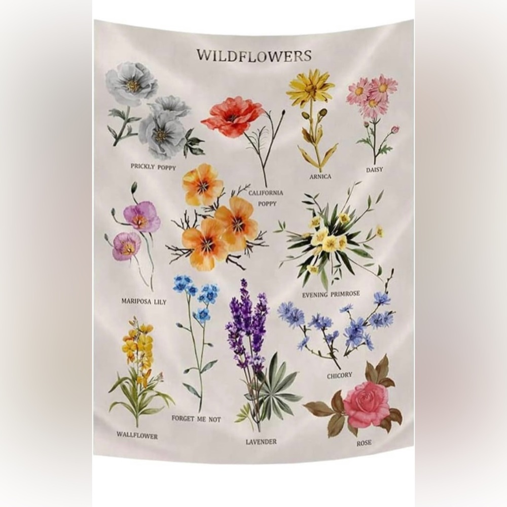 Wildflower tapestry - Picture 2 of 2